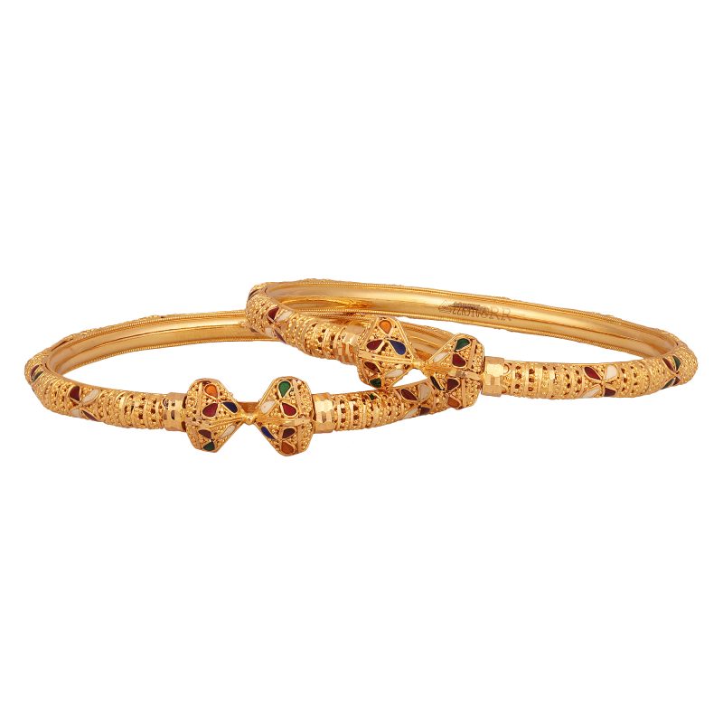 Classic Gold Bangles - Image 3
