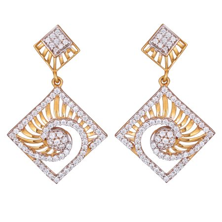 Luxe Spiral Dome Earrings