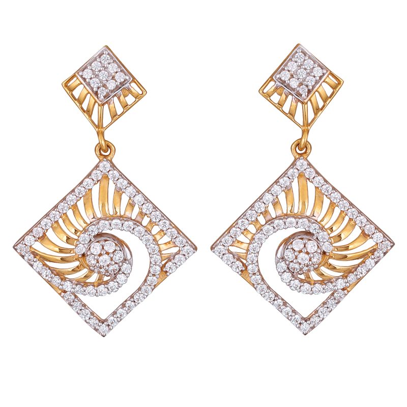 Luxe Spiral Dome Earrings