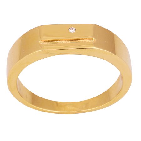 Textured Matte Gold Ring