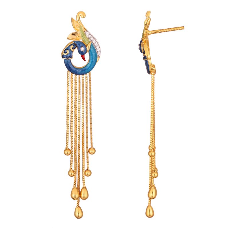 New Peacock Earrings - Image 2