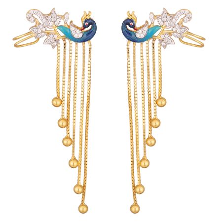 Peacock Glory Earrings