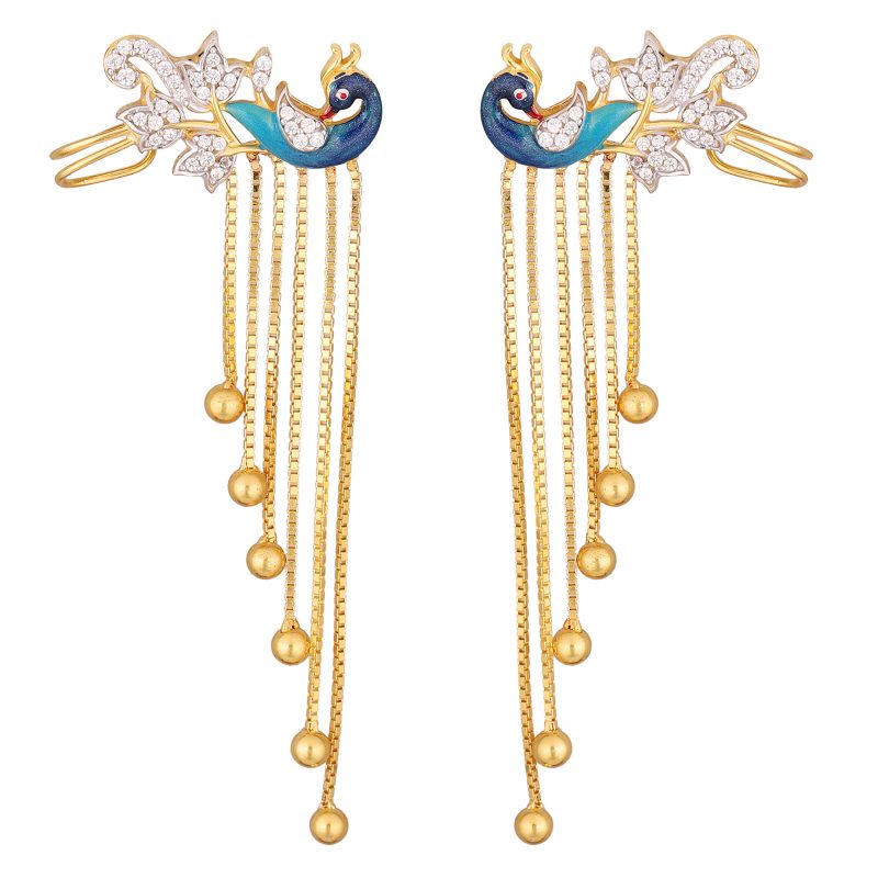 Peacock Glory Earrings